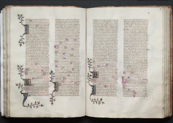 Gothajský misál: Fol. 71r, Text, c. 1375.