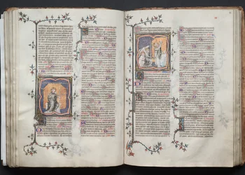 Gothajský misál: Fol. 83r, Corpus Domini, c. 1375.