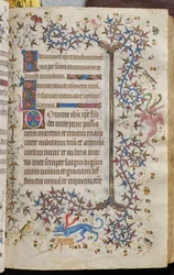Hodiny Karla Šlechtice, navarrského krále (1361-1425): fol. 129r, Text