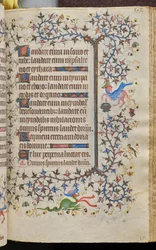 Hodiny Karla Šlechetného, navarrského krále (1361-1425): fol. 251r, Text