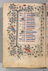 Hodiny Karla Šlechetného, navarrského krále (1361-1425): fol. 3v, březen