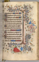 Hodiny Karla Vznešeného, krále navarrského 1361-1425: fol. 207r, Text, c. 1405.