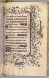 Hodiny Karla Vznešeného, krále navarrského 1361-1425: fol. 218r, Text, c. 1405.