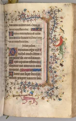 Hodiny Karla Vznešeného, krále navarrského 1361-1425: fol. 219r, Text, c. 1405.