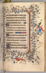 Hodiny Karla Vznešeného, krále navarrského 1361-1425: fol. 227r, Text, c. 1405.