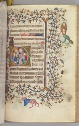 Hodiny Karla Vznešeného, krále navarrského 1361-1425, , fol. 273r, Čtyři evangelisté, c. 1405.
