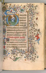 Hodiny Karla Vznešeného, krále navarrského 1361-1425, fol. 299a, Svatá Markéta, k.ú. 1405.