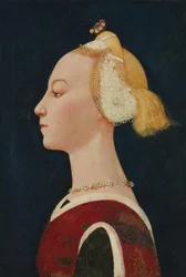 Portrét ženy, pravděpodobně 1450.