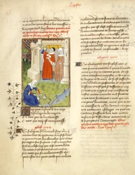 Harley 4431 f.113v, Aesculapius a Circe, ilustrace z 