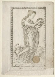 Erato (lyrická a milostná poezie) (ze série Tarocchi D: Apollo and the Muses, #14)