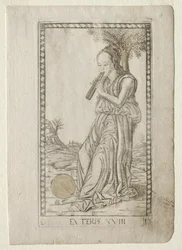 Euterpe (hudba, lyrická poezie) (ze série Tarocchi D: Apollo and the Muses, #18)
