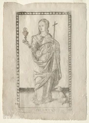 Víra z Tarocchi, série B: Cosmic Principles & Virtues, #40, před rokem 1467.