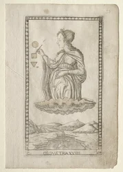 Geometrie z Tarocchi, série C: Liberal Arts, #24, před rokem 1467.