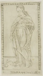 Temperance, deska 34 od Genii and Virtues