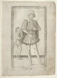 Rytíř z Tarocchi, série E: Podmínky člověka, #6, před rokem 1467.