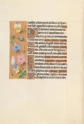 Hodiny královny Isabely Katolické, královny Španělska: Fol. 112v, c. 1500.