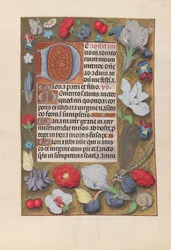 Hodiny královny Isabely Katolické, královny Španělska: Fol. 137r, c. 1500.