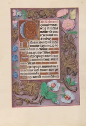 Hodiny královny Isabely Katolické, královny Španělska: Fol. 155r, c. 1500.
