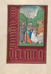 Hodiny královny Isabely Katolické, královny Španělska: Fol. 169v, sv. 1500.