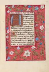 Hodiny královny Isabely Katolické, královny Španělska: Fol. 180r, c. 1500.