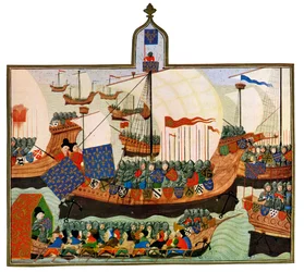 Výprava Francouzů a Janovců do Barbary, 15. století.