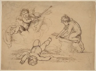 Alegorie: Čtyři putti