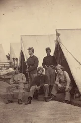 Táborová scéna, 1862 (foto)