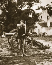 D.W.C. Arnold, vojín v armádě Unie, poblíž Harper