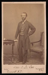 Portrét Samuela Sullivana Coxe 1824-1889, před rokem 1889.