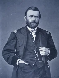 Ulysses Simpson Grant (černobílá fotografie)