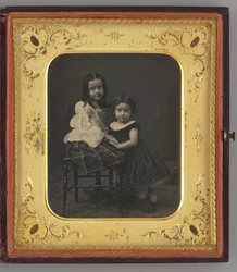 Portrét dvou dívek bez názvu, 1861.