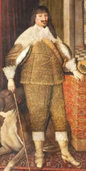 Portrét Jiřího Viléma, braniborského kurfiřta detail