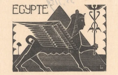 Sfinga a pyramida Egypt (název na předmětu)