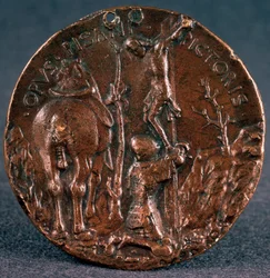 Medaile ke slávě Sigismonda Pandolfa Malatesta Reverse, 1446.