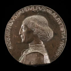 Sigismondo Pandolfo Malatesta, 1417-1468, Pán Rimini a Fano [avers], 1446.
