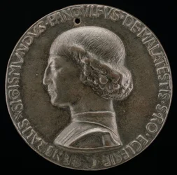 Sigismondo Pandolfo Malatesta, 1417-1468, Pán Rimini a Fano [avers], 1446.