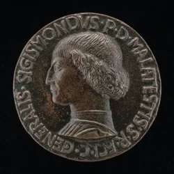 Sigismondo Pandolfo Malatesta, 1417-1468, Pán Rimini a Fano [avers], 1446.