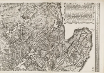 Mapa Říma, pravá horní část