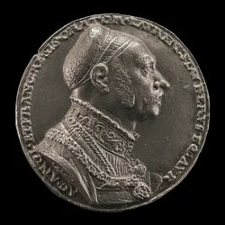 Lorenz Staiber, 14851486-1539, norimberský patricij, spisovatel a řečník [avers], 1535.