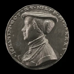 Magdalena Rummel, manželka Lorenze Staibera 1509 [revers], 1535.