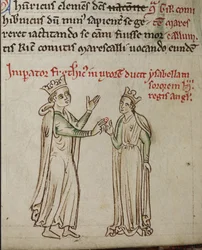Frederick II a Isabella Anglická Z Historia Anglorum, Chronica majora