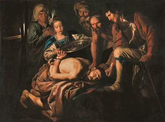 Stětí svatého Jana Křtitele, cca 1640-1645.