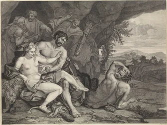 Krajina s Herculesem a Omphale