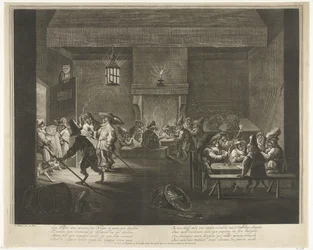 Strážnice s opicemi, asi 1720