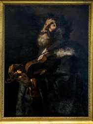 Slepý Homér, asi 1635 (olej na plátně)
