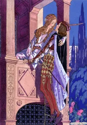 Romeo a Julie, kolem roku 1930 (ilustrace)