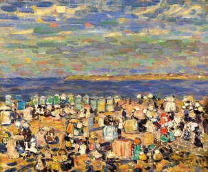 Pláž v St. Malo, c. 1907