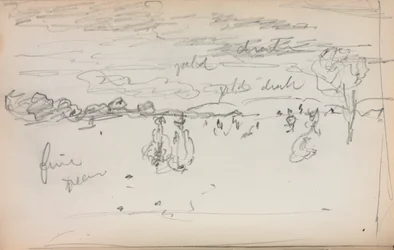 Italský náčrtník: Krajina strana 57, 1898-1899.