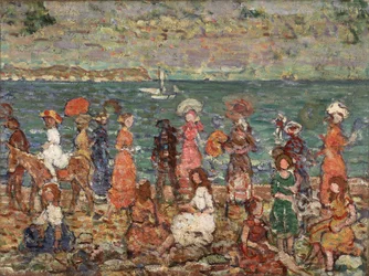 Pobřeží moře, asi 1913 (olej na plátně)