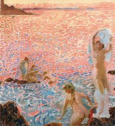 Bathers at Dusk Bathers at Dusk, 1912.